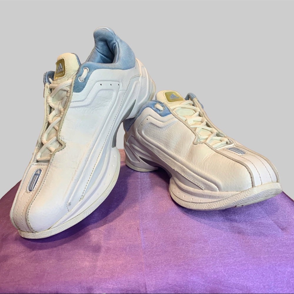 Adidas Blue & White Women’s Torsion Trainers Size 8.5